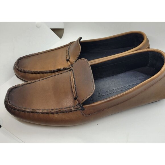 Allen Edmonds Mens Brown Leather Loafers Size 9D - Picture 2 of 7